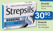Strepsils Numbing Lozenges-16's