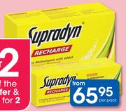 Supradyn Recharge Vitamin Orange 20's Effervescent Tablets