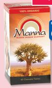 Manna Blood Supplement 120 Tablets-Per Pack..