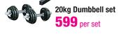 20kg Dumbbell Set-Per Set