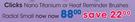Clicks Nano Titanium Or Heat Reminder Brushes Radial Small
