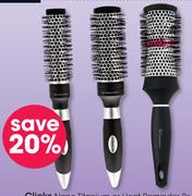 Clicks Nano Titanium Or Heat Reminder Brushes Radial Medium