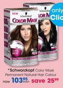 Schwarzkopf Color Mask Permanent Natural Hair Colour-Each