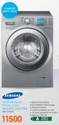 Samsung 12kg MEtallic Front Load Washing Machine WF1124XAU