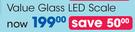 Safeway Value Glass LED Scale-Each