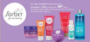 Sorbet Single Products(Excl. Body Butter 400ml, Body Scrub 250ml & 300ml And Body Wash 400ml)-Each