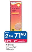 Clicks Immune Fizzy-2x10 Tablets