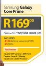 Samsung Galaxy Core Prime-On MTN Any Time Top Up 100