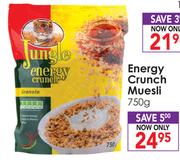 Energy Crunch Museli-750gm
