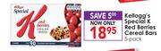 Kellogg's Special K Red Berries Cereal Bars-5 Pack
