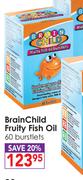 Brain Child Fruity Fish Oil 60 Burstlets