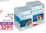 Eye Q 180 Chews Or 180 Capsules-Each