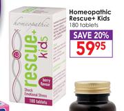 Homeopathic Rescue + Kids-180 Tablets