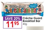 Creche Guard Breakfast Bar-40g