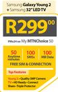 Samsung Galaxy Young 2+ Samsung 32" LED TV-On My MTNChoice 50