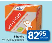 Revite Vit-T-Go 20 Sachets-Per Pack