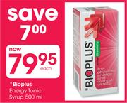 Bioplus Energy Tonic Syrup-500ml 
