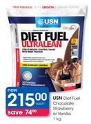 USN Diet Fuel Chocolate,Strawberry Or Vanilla-1KG