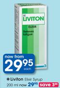 Liviton Elixir Syrup-200ml