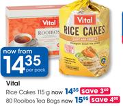Vital Rice Cakes-115g