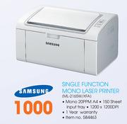 Samsung Single Function Mono Laser Printer