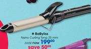 Babyliss Nano Curling Tong 25mm 2325E