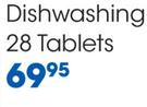 Clicks Dishwashing-28 Tablets