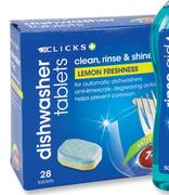 Clicks Dishwashing-28 Tablets