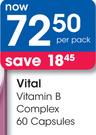 Vital Vitamin B Complex 60's Capsules