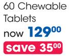 Caltrate 60's Chewable Tablets