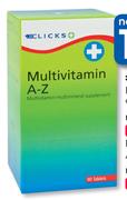 Clicks Multivitamin A-Z 90's Tablets