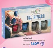 Sorbet The Riviera Nail Colour Set-4 x 15ml