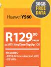 Huawei Y560-On MTN AnyTime TopUp 100