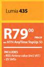 Microsoft Lumia 435-On MTN AnyTime TopUp 50