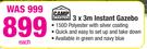 Camp Master Instant Gazebo -3 x 3m