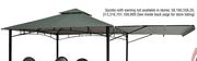 Gazebo With Awning-335 x 335cm 
