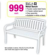 Out & About Metal Bench