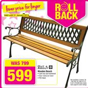Out & About Wooden Bench