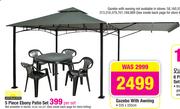 Gazebo With Awning 335X335cm