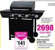 Megamaster Patio Gas Braai Sizzler 300