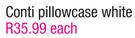 Always Home Conti Pillowcase White-Each