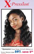  Xpression Rose Deep 16Inch Weave Or Scary Weave