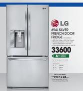 LG 694L Silver French Door Fridge(GR-J268LSJV)