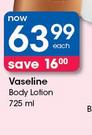 Vaseline Body Lotion-725ml Each