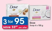 Dove Soap-4X100g