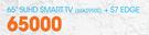 Samsung 65" SUHD Smart TV 65KS9500+ S7 Edge
