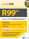 Microsoft Lumia 535-On MTN AnyTime TopUp 50