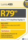 Microsoft Lumia 435-On MTN AnyTime TopUp 50