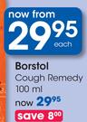 Borstol Cough Remedy-100ml