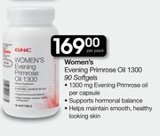 GNC Women's Evening Primrose Oil 1300 90 Softgels-Per Pack